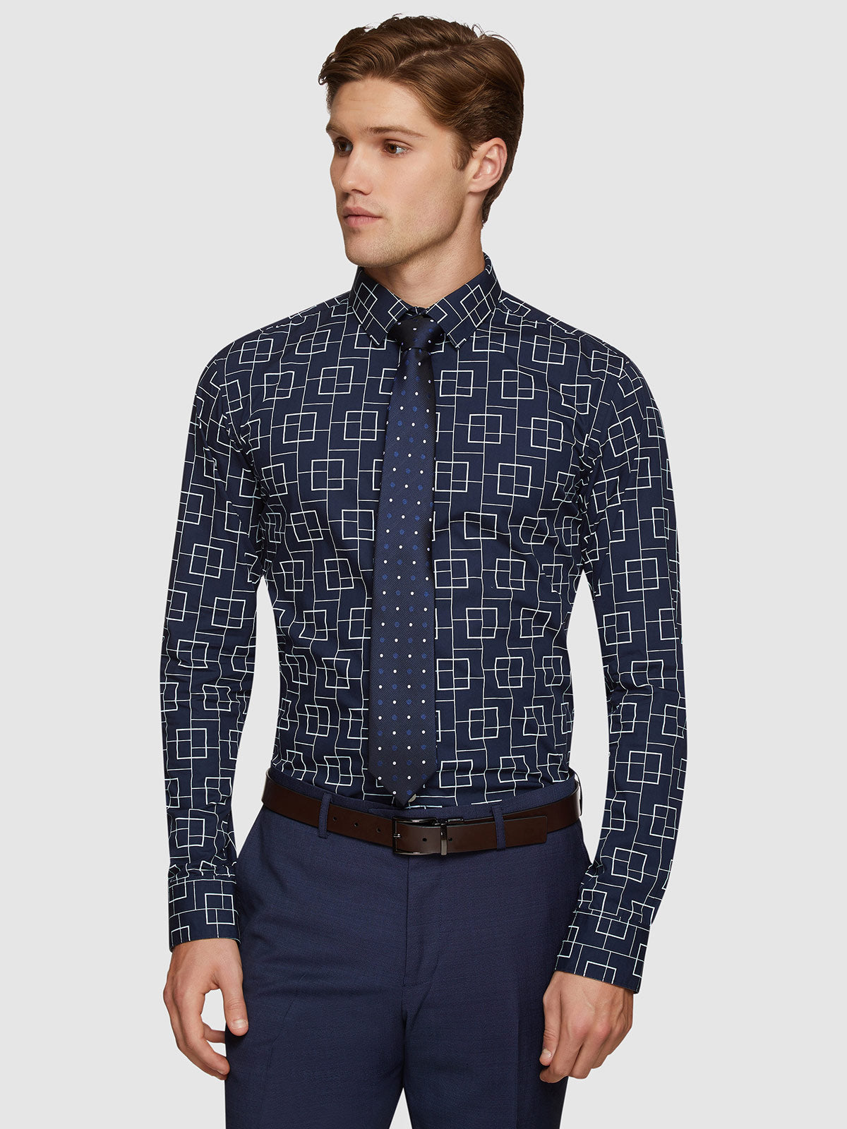 KENTON SQUARE PRINT SHIRT