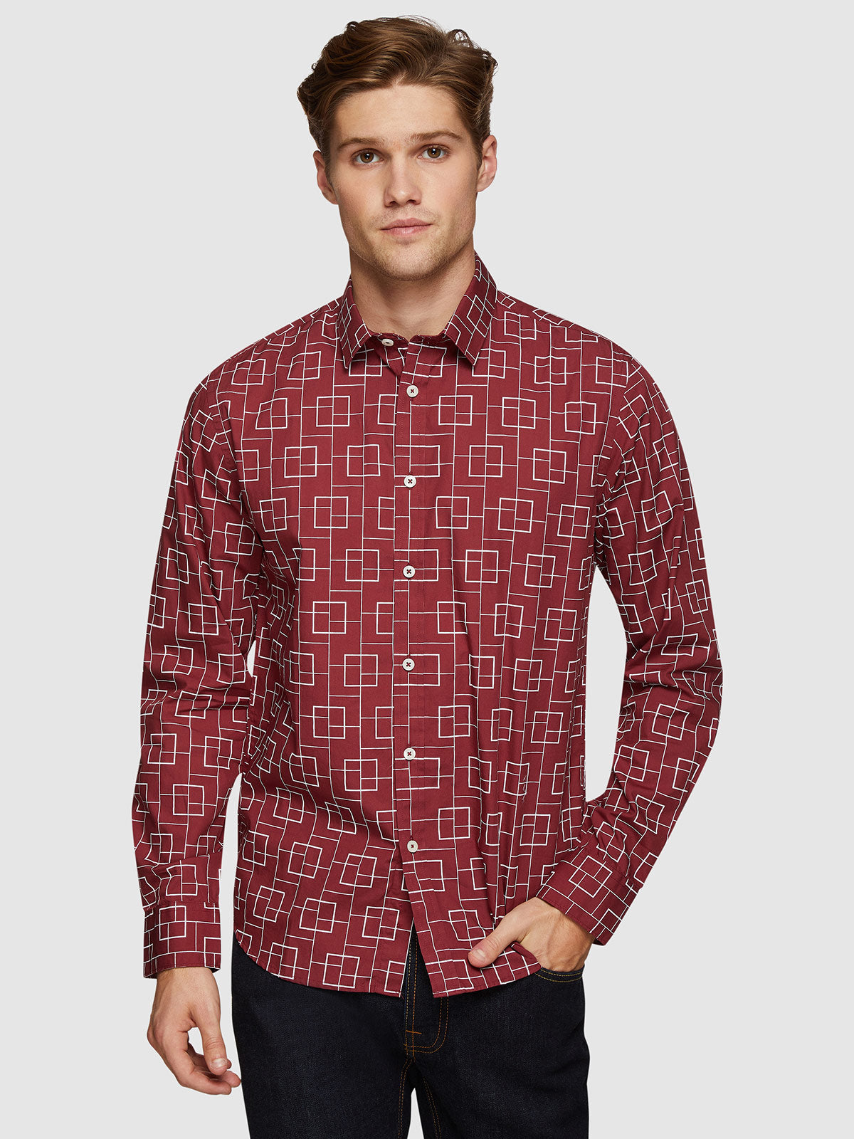 KENTON SQUARE PRINT SHIRT