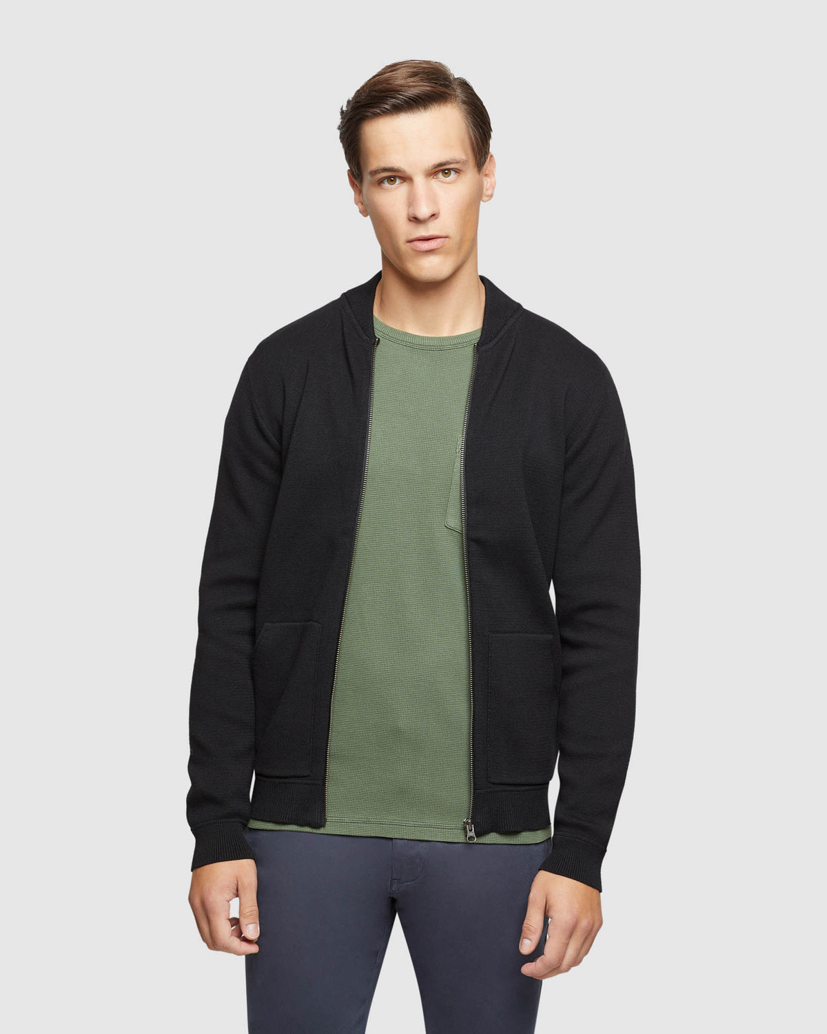 SAM KNITTED JACKET MENS JACKETS AND COATS