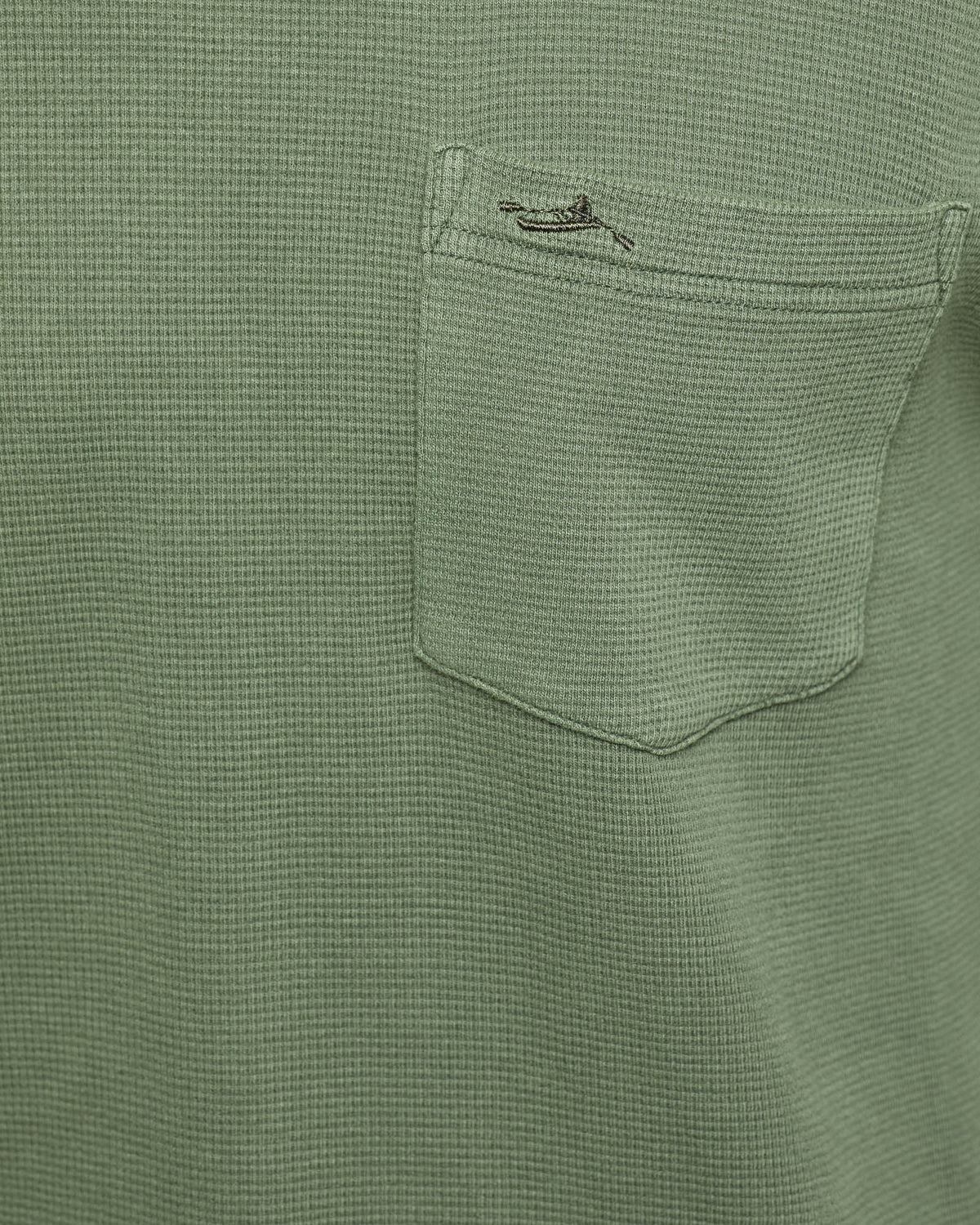 ALBERT WAFFLE CREW NECK L/S TEE MENS KNITS