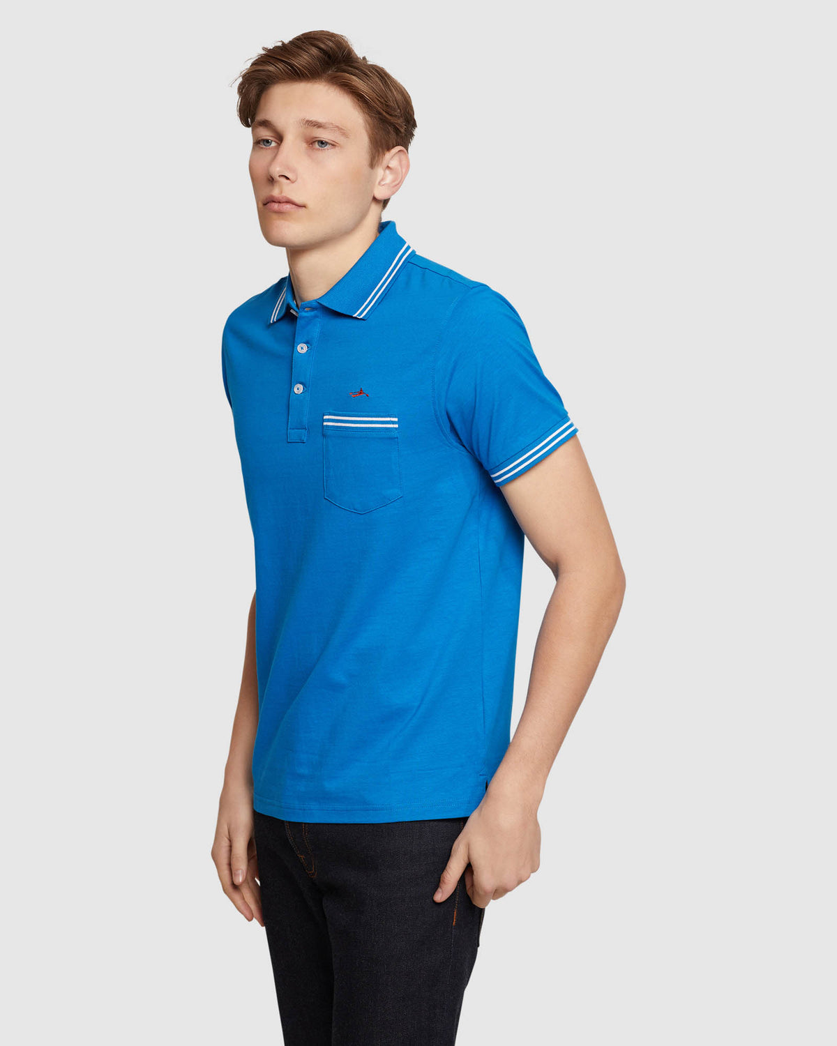 NICKSON TIPPING JERSEY POLO MENS KNITS