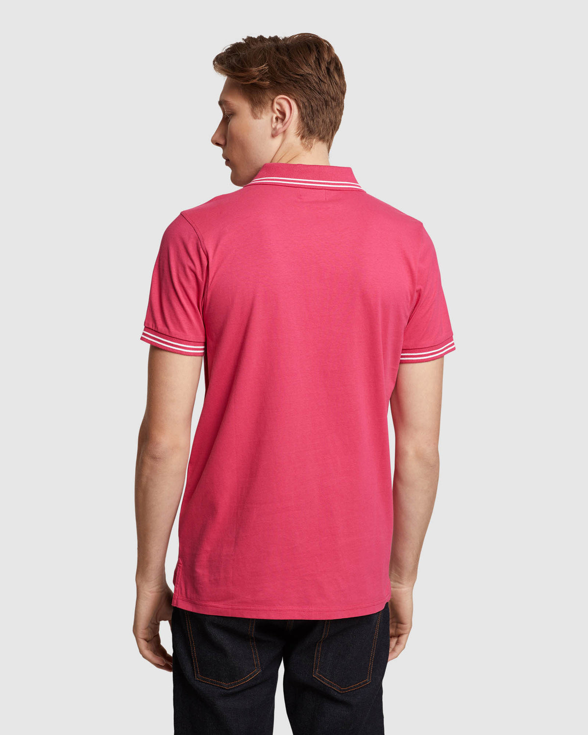 NICKSON TIPPING JERSEY POLO MENS KNITS