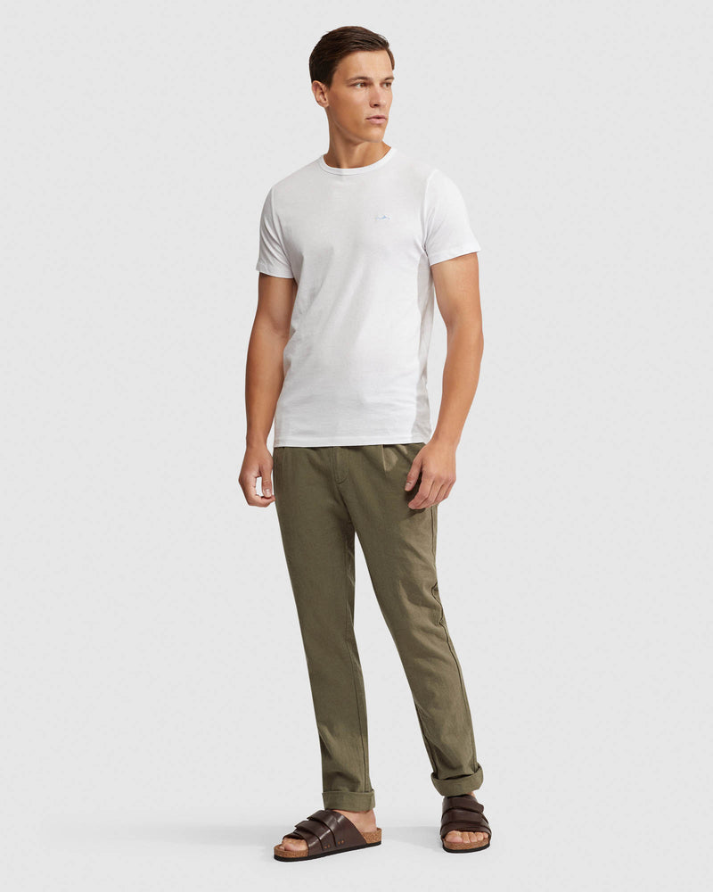 JED ORGANIC COTTON CREW NECK T-SHIRT MENS KNITS