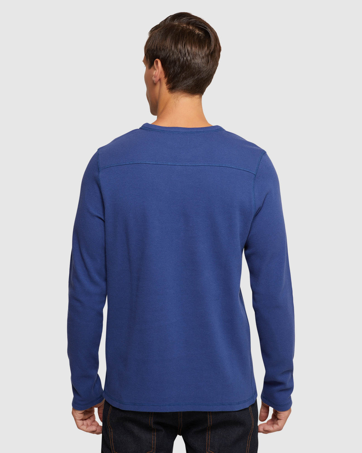 ALBERT WAFFLE LONG SLEEVE TEE MENS KNITS