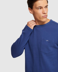 ALBERT WAFFLE LONG SLEEVE TEE MENS KNITS