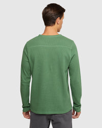 ALBERT WAFFLE LONG SLEEVE TEE MENS KNITS