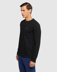 ALBERT WAFFLE LONG SLEEVE TEE MENS KNITS