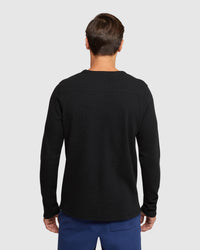 ALBERT WAFFLE LONG SLEEVE TEE MENS KNITS