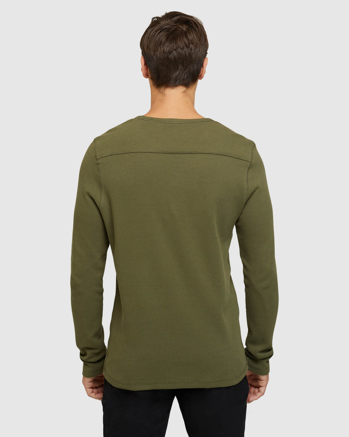 ALBERT WAFFLE CREW NECK LONG SLEEVE