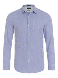 BECKTON STRIPE SHIRT RED