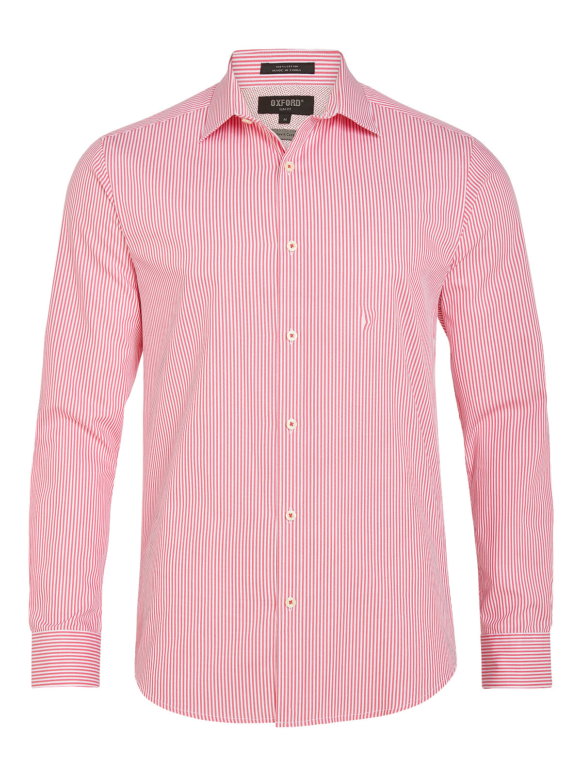 BECKTON STRIPE SHIRT RED