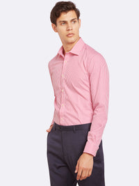 BECKTON STRIPE SHIRT RED