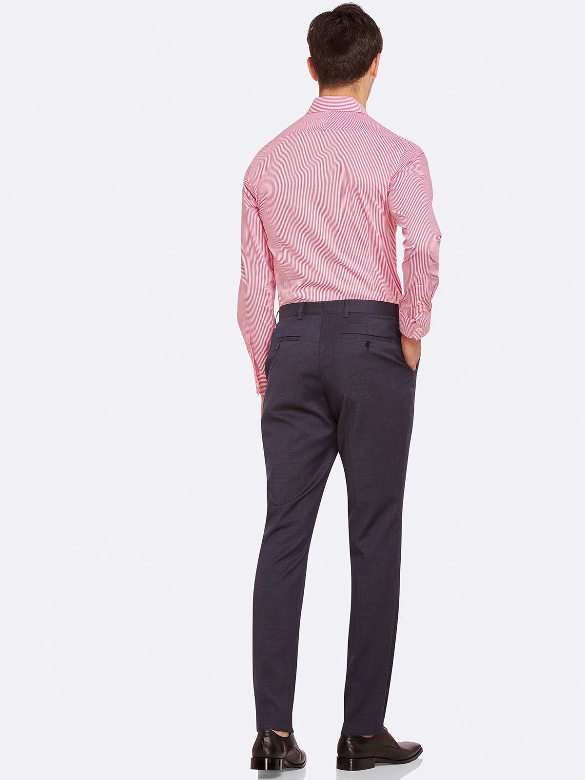 BECKTON STRIPE SHIRT RED