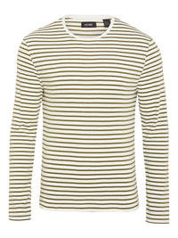PARKER STRIPED CREW NECK T-SHIRT