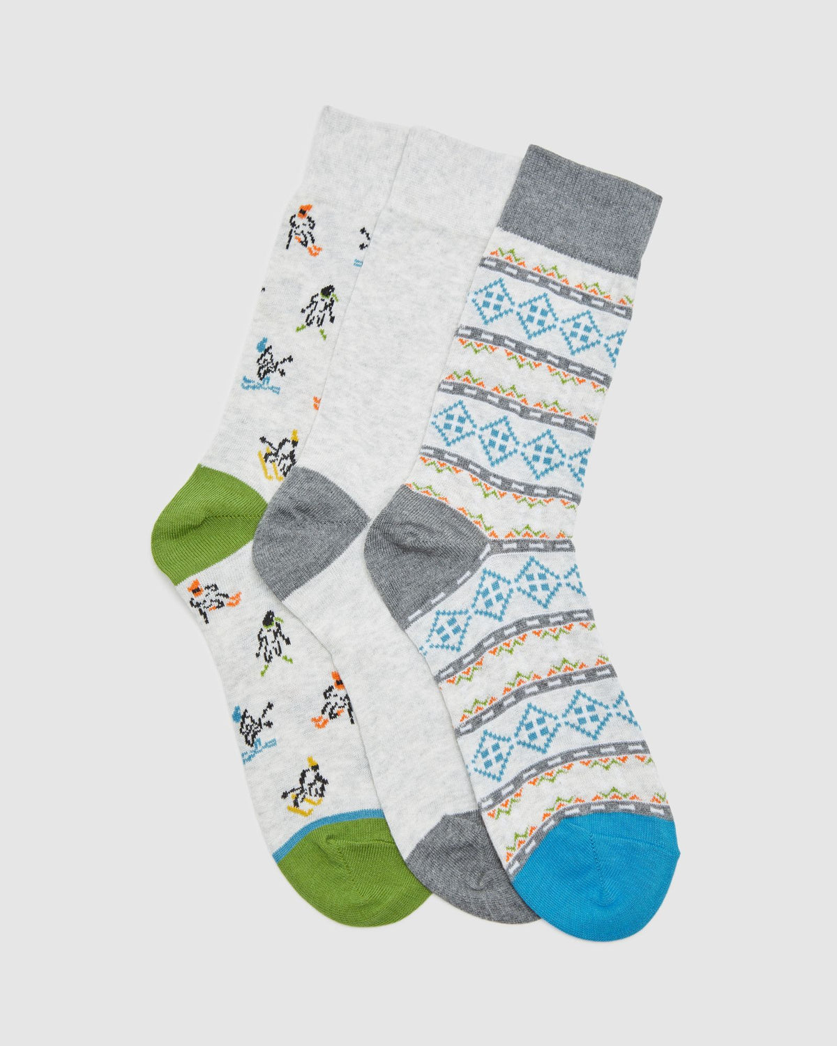 SKI PATROL 3 PACK SOCKS MENS ACCESSORIES