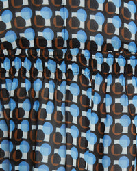 MARTINA GEORGETTE SKIRT BLUE