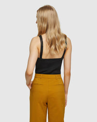 MILA RIB SINGLET WOMENS KNITWEAR