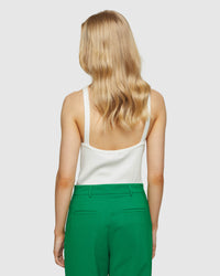 MILA RIB SINGLET WOMENS KNITWEAR