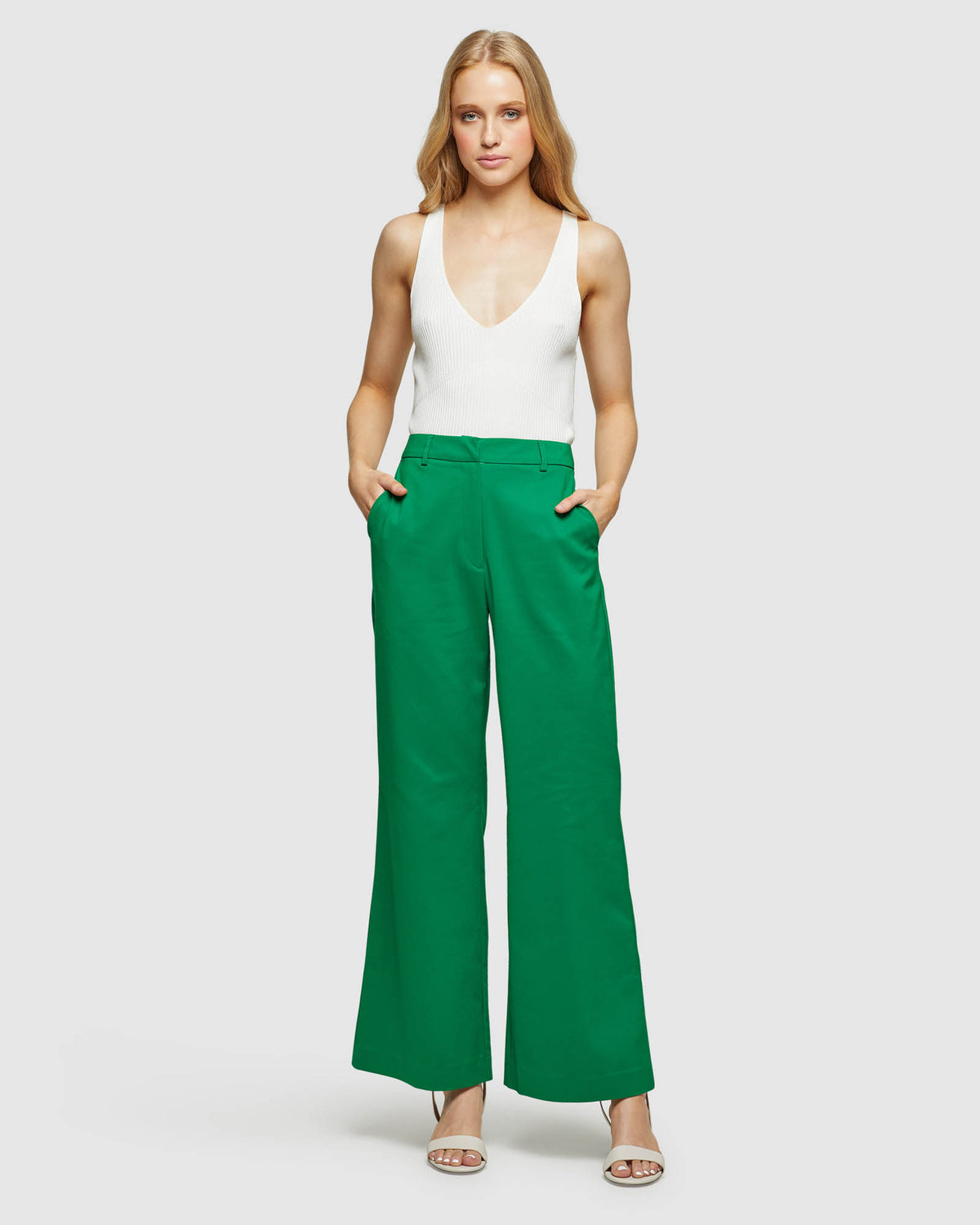 MILA RIB SINGLET WOMENS KNITWEAR