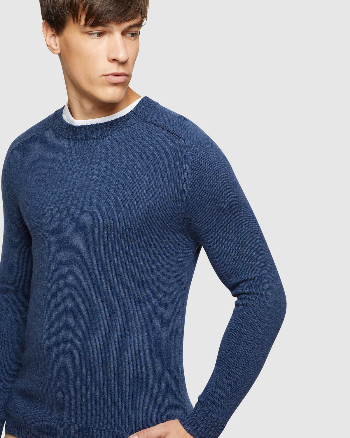 RITCHIE CREW NECK LAMBSWOOL KNIT MENS KNITWEAR
