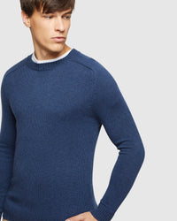 RITCHIE CREW NECK LAMBSWOOL KNIT MENS KNITWEAR
