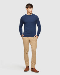 RITCHIE CREW NECK LAMBSWOOL KNIT MENS KNITWEAR