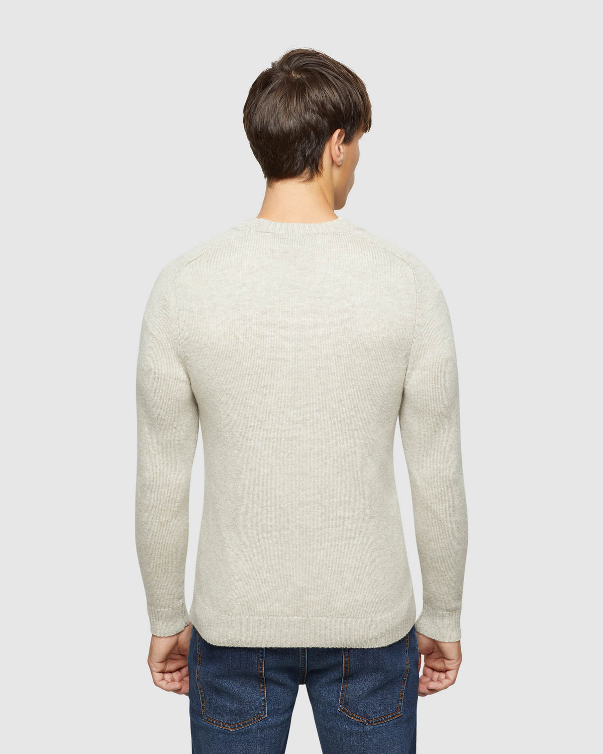 RITCHIE CREW NECK LAMBSWOOL KNIT MENS KNITWEAR