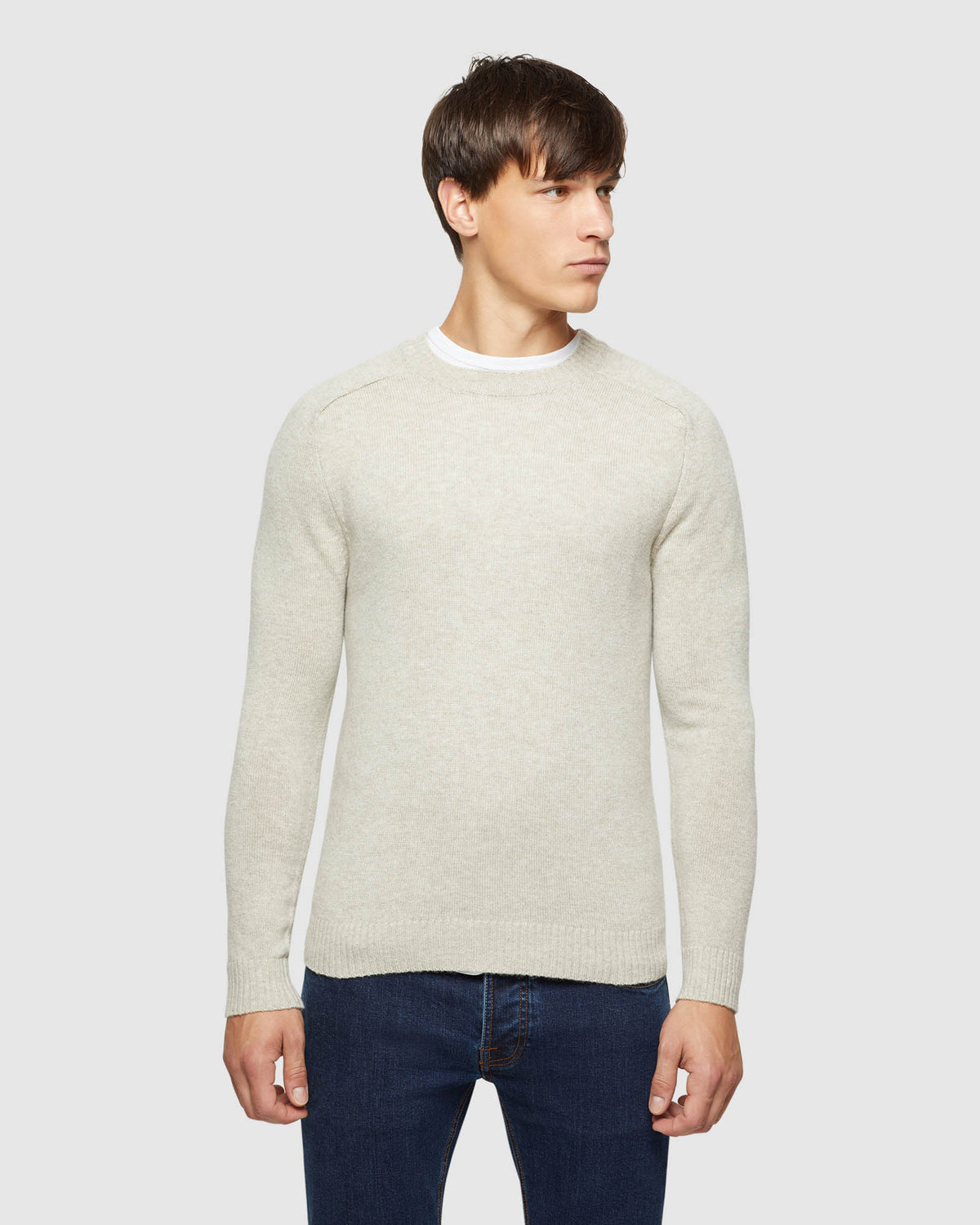 RITCHIE CREW NECK LAMBSWOOL KNIT MENS KNITWEAR