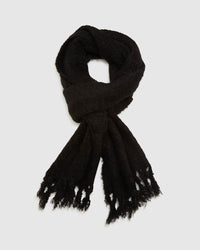 BREE BOUCLE KNIT SCARF WOMENS ACCESSORIES