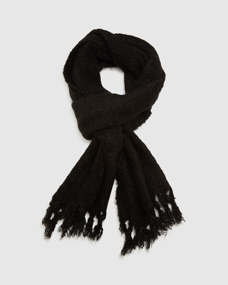 BREE BOUCLE KNIT SCARF WOMENS ACCESSORIES