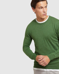 CREW NECK COTTON CASHMERE PULLOVER - PREORDER (~1-2 weeks) MENS KNITWEAR
