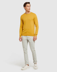 CREW NECK COTTON CASHMERE PULLOVER - PREORDER (~1-2 weeks) MENS KNITWEAR