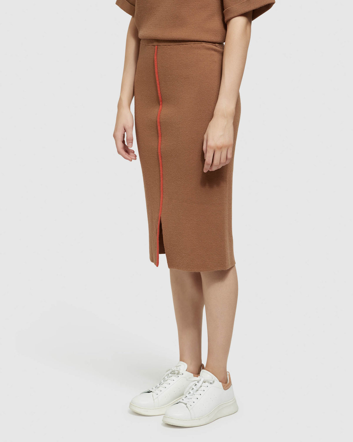 HARPER PIPING DETAIL KNIT TUBE SKT WOMENS SKIRTS