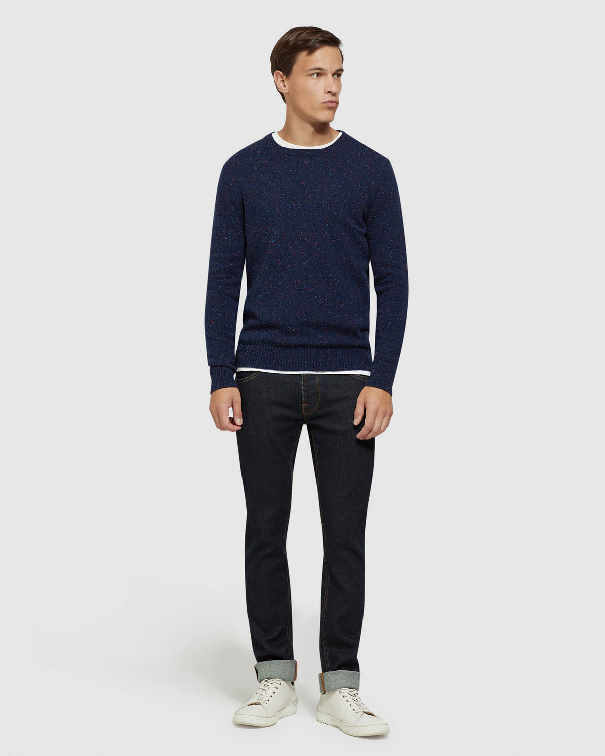 HARRY DONEGAL CREW NECK KNIT MENS KNITWEAR