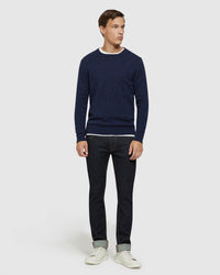 HARRY DONEGAL CREW NECK KNIT MENS KNITWEAR