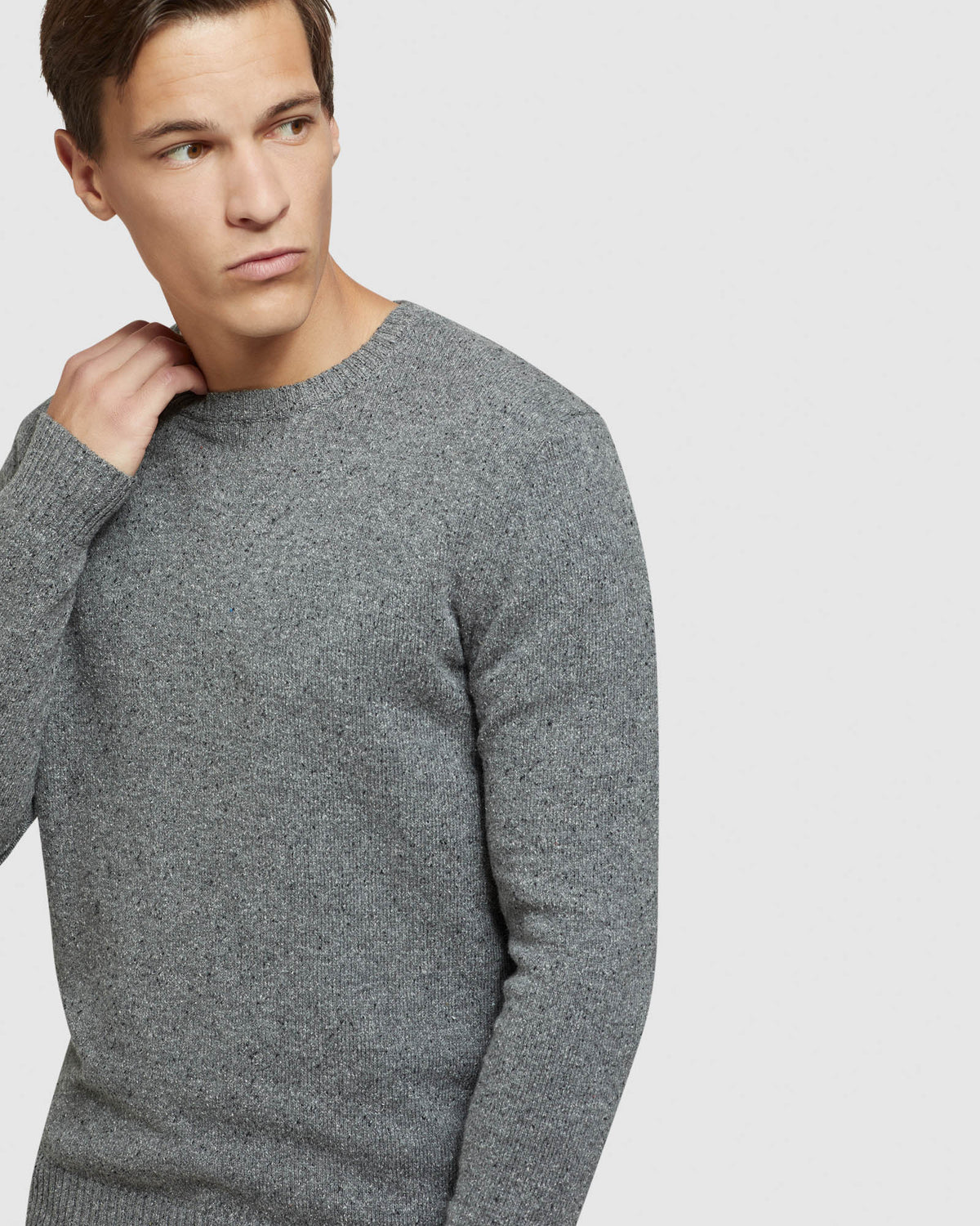 HARRY DONEGAL CREW NECK KNIT MENS KNITWEAR