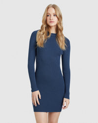 JULES RIB MINI DRESS WOMENS DRESSES