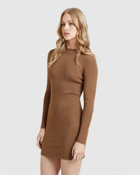 JULES RIB MINI DRESS WOMENS DRESSES
