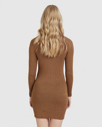 JULES RIB MINI DRESS WOMENS DRESSES