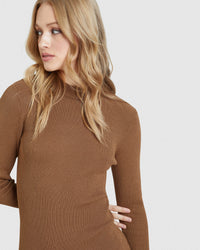 JULES RIB MINI DRESS WOMENS DRESSES