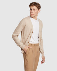 BRADLEY CASHMERE BLEND CARDIGAN MENS KNITWEAR