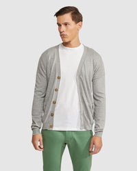 BRADLEY CASHMERE BLEND CARDIGAN MENS KNITWEAR