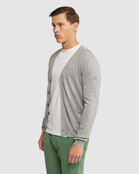 BRADLEY CASHMERE BLEND CARDIGAN MENS KNITWEAR