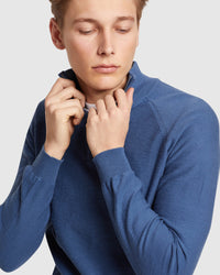 BART ZIP NECK KNIT MENS KNITWEAR