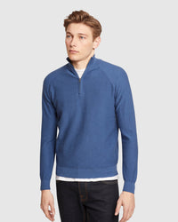 BART ZIP NECK KNIT MENS KNITWEAR