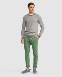 JACK TEXTURED COTTON TIPPING KNIT MENS KNITWEAR
