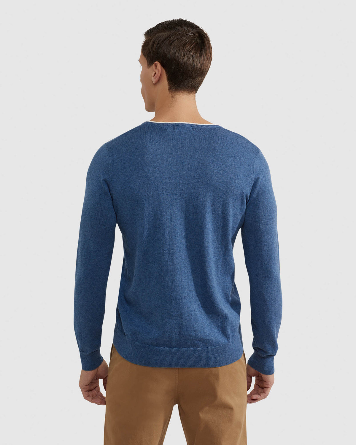 LENNY VNECK CASHMERE BLEND PULLOVER MENS KNITWEAR