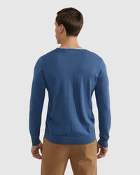 LENNY VNECK CASHMERE BLEND PULLOVER MENS KNITWEAR