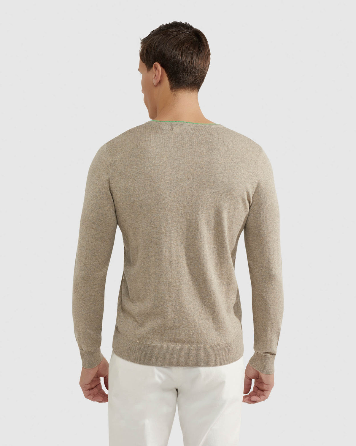 LENNY VNECK CASHMERE BLEND PULLOVER MENS KNITWEAR