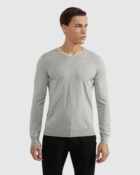 LENNY VNECK CASHMERE BLEND PULLOVER MENS KNITWEAR